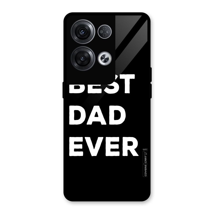 Best Dad Ever Glass Back Case for Oppo Reno8 Pro 5G
