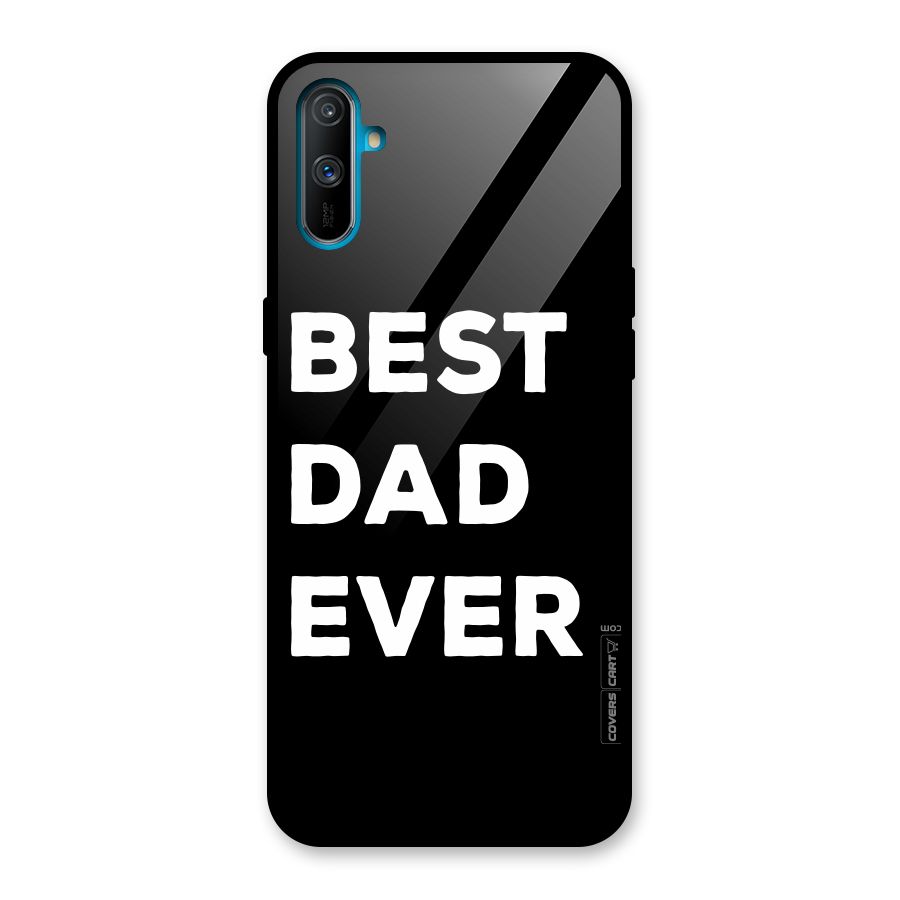 Best Dad Ever Glass Back Case for Realme C3
