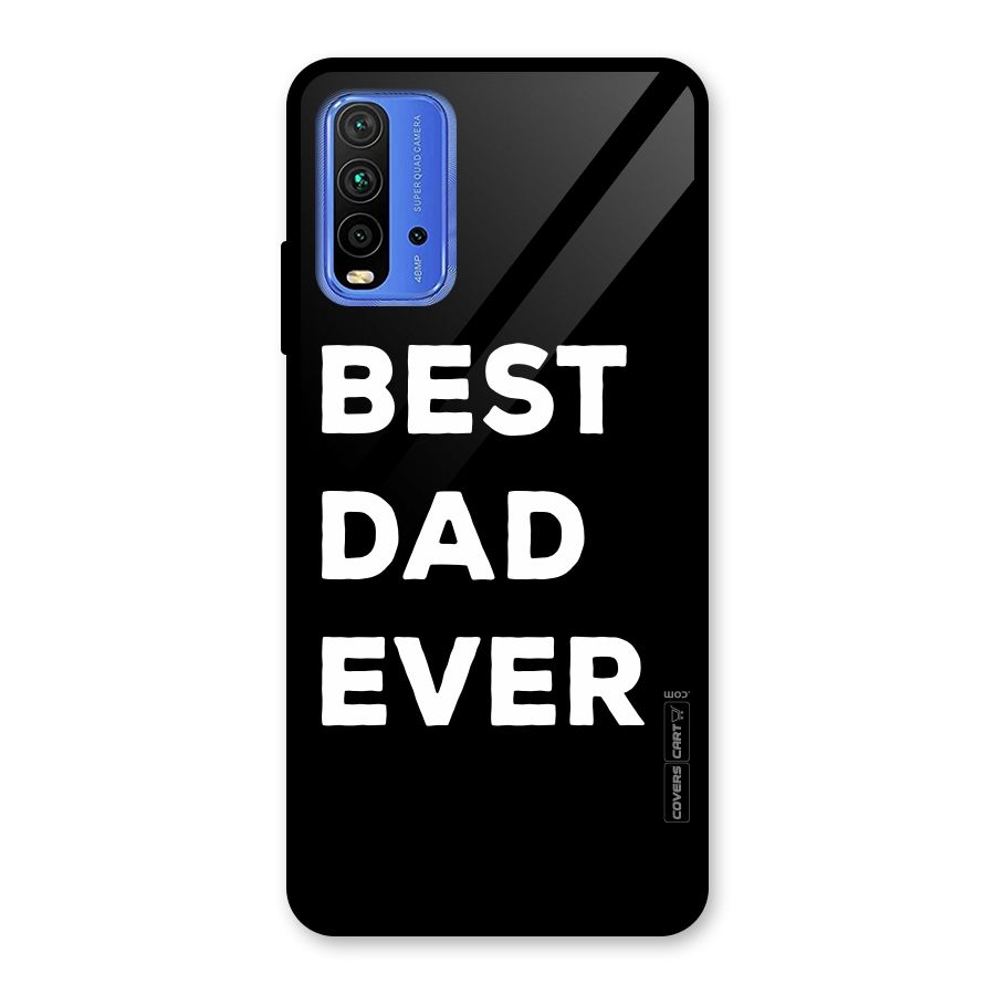 Best Dad Ever Glass Back Case for Redmi 9 Power