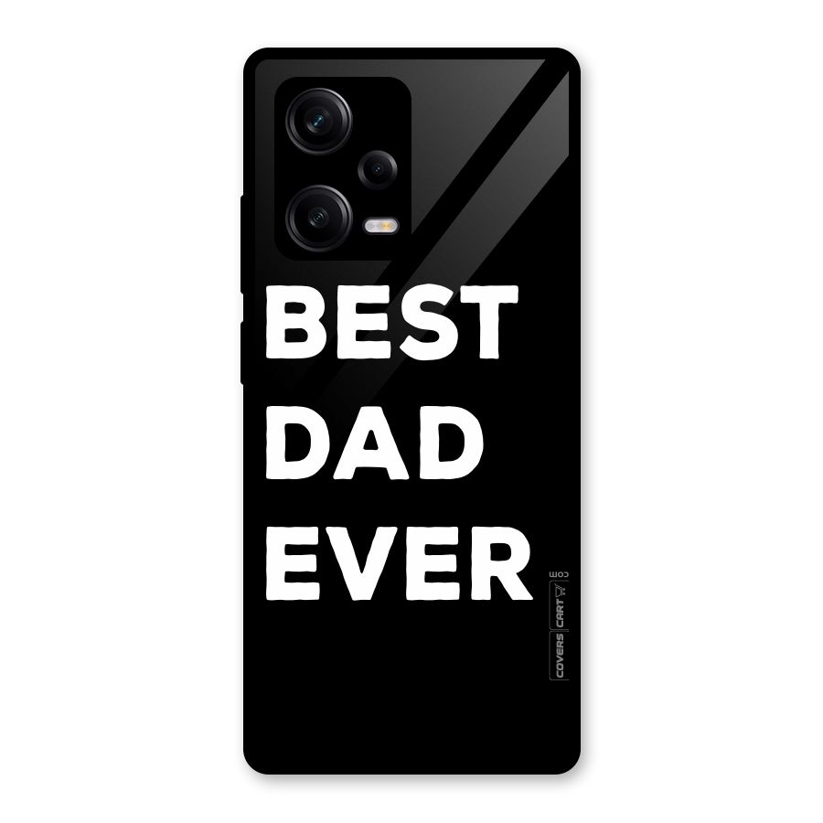 Best Dad Ever Glass Back Case for Redmi Note 12 Pro