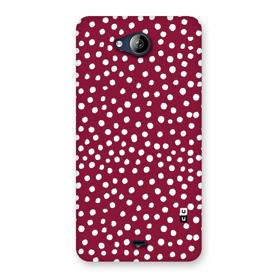 Best Dots Pattern Back Case for Canvas Play Q355