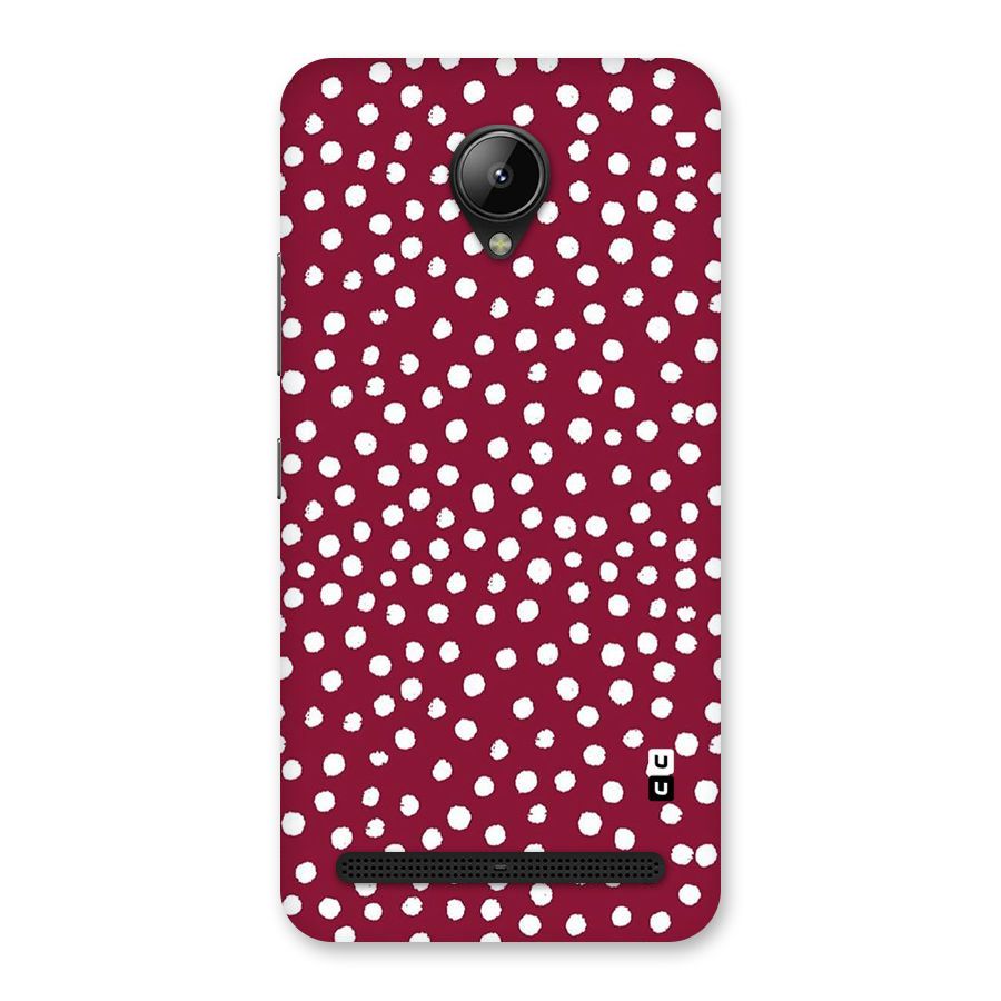 Best Dots Pattern Back Case for Lenovo C2