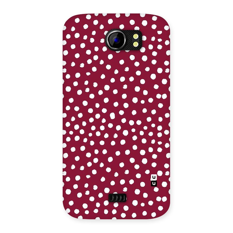 Best Dots Pattern Back Case for Micromax Canvas 2 A110