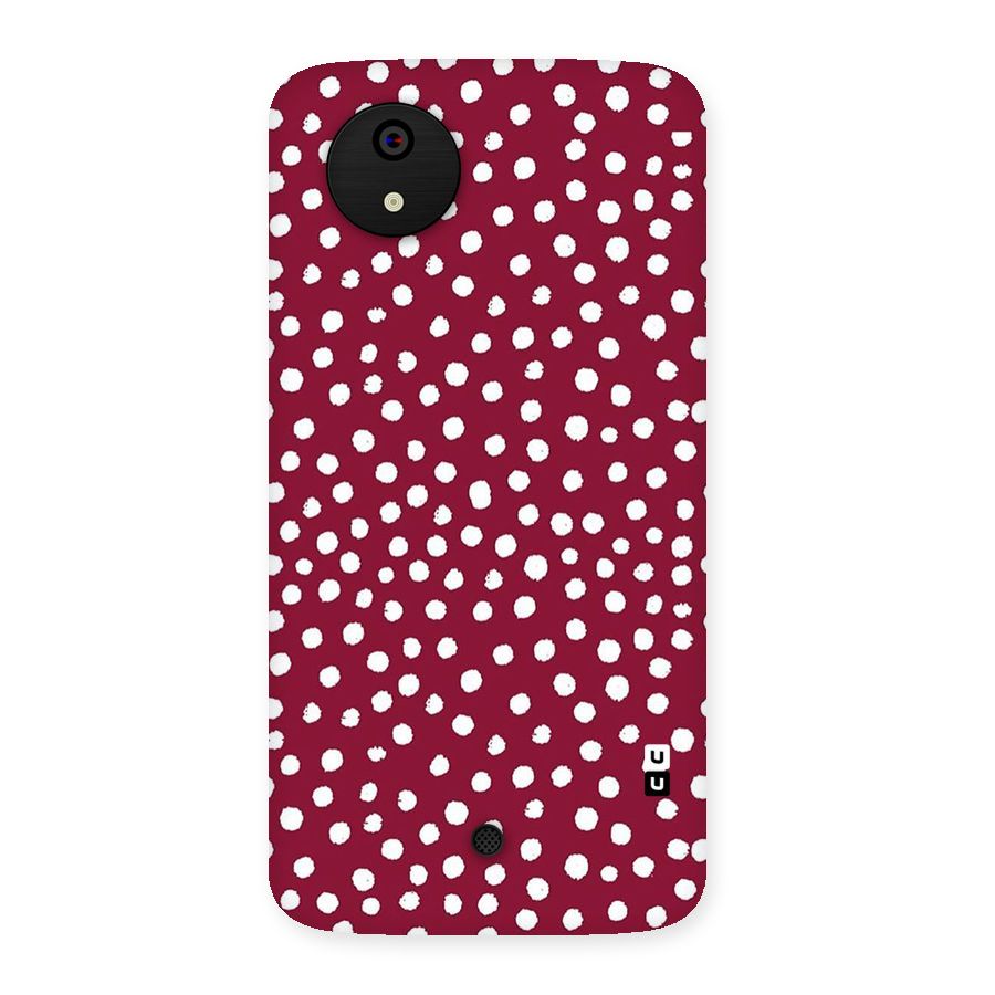 Best Dots Pattern Back Case for Micromax Canvas A1