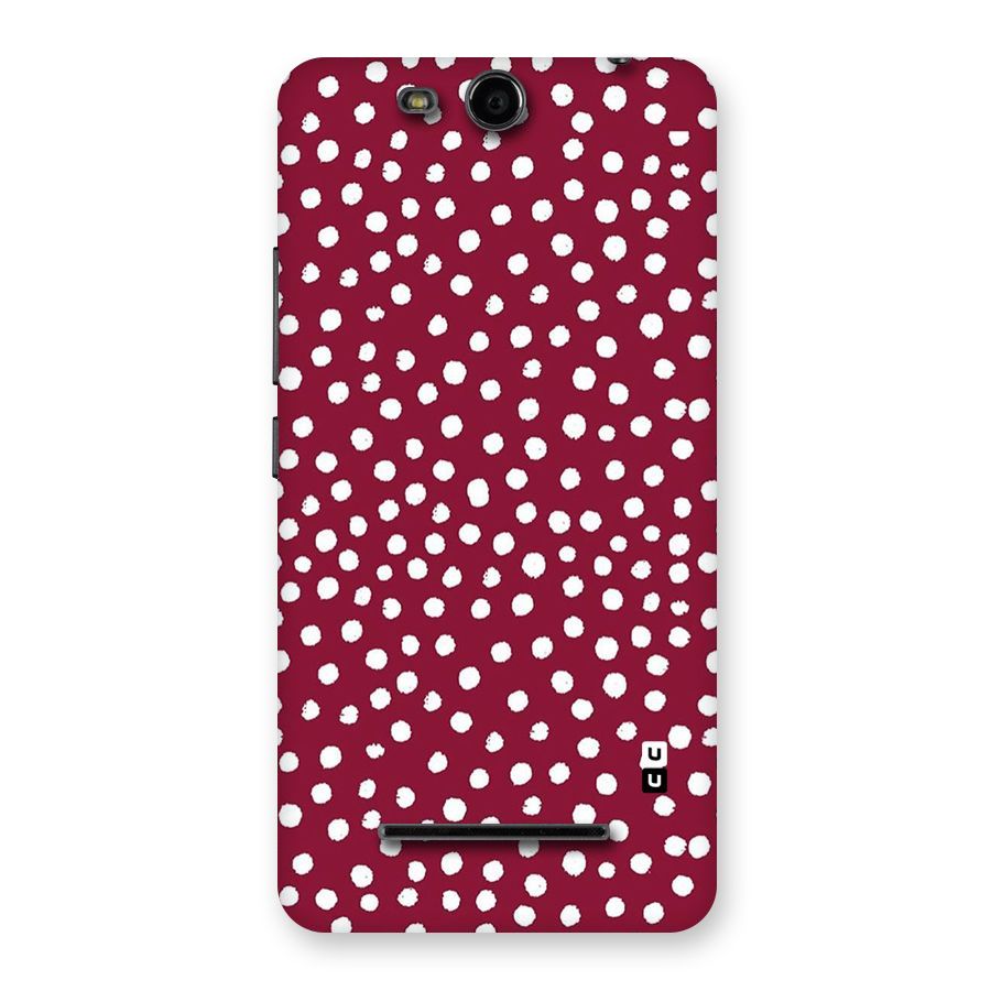 Best Dots Pattern Back Case for Micromax Canvas Juice 3 Q392
