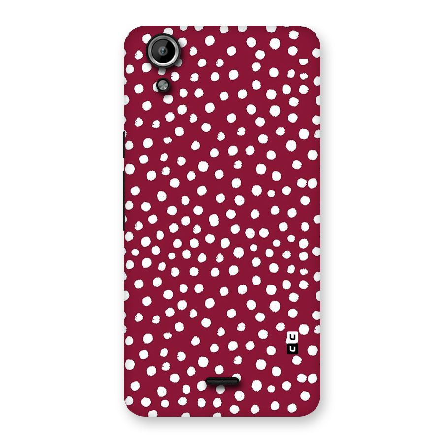 Best Dots Pattern Back Case for Micromax Canvas Selfie Lens Q345