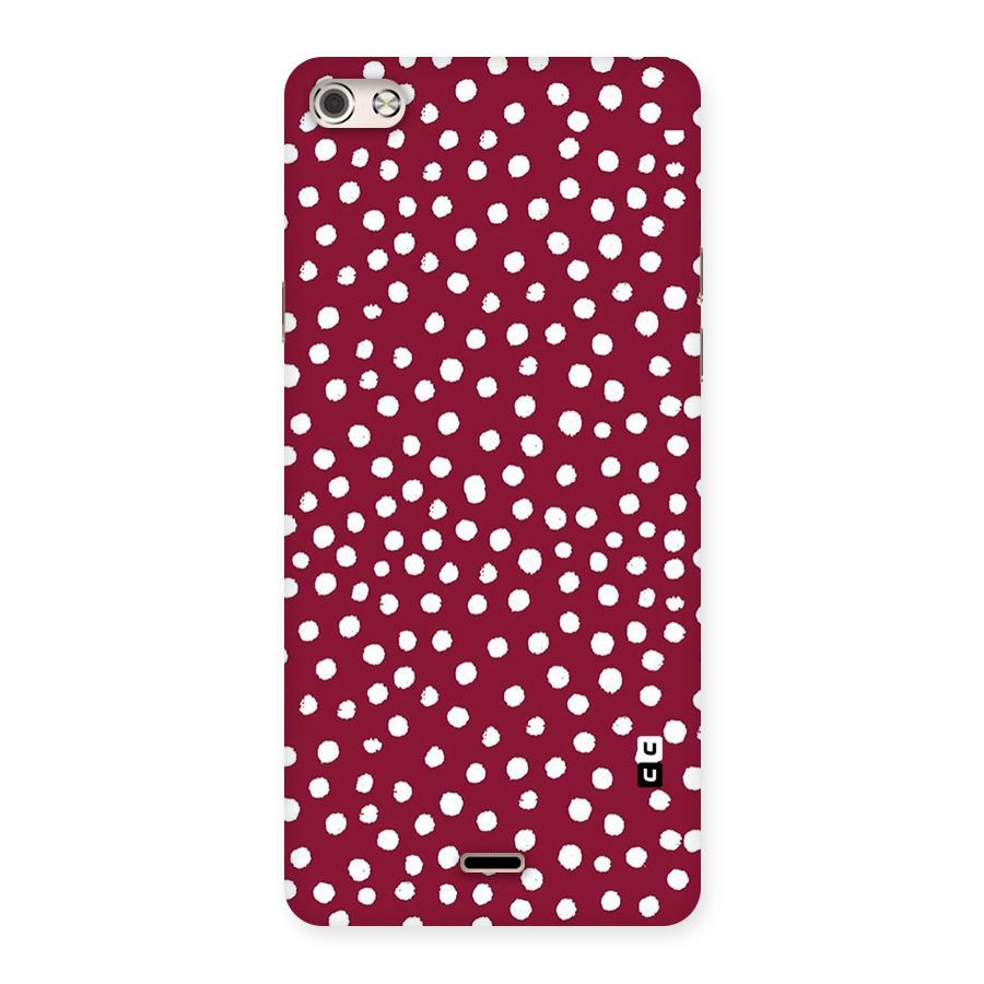 Best Dots Pattern Back Case for Micromax Canvas Silver 5