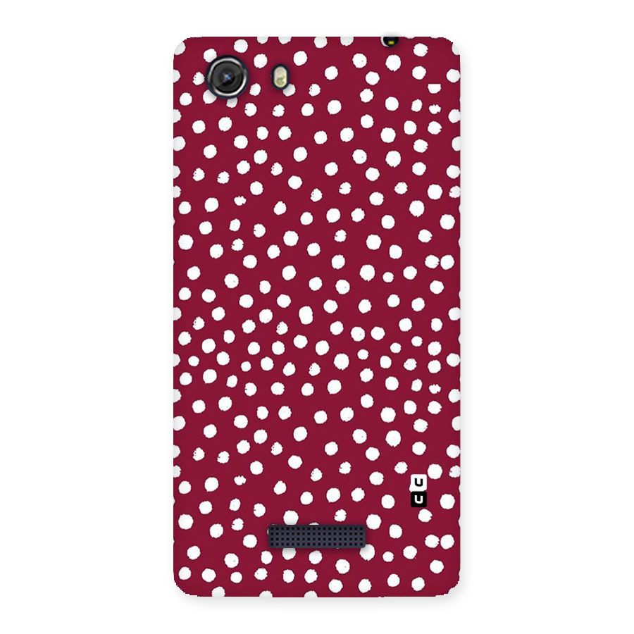 Best Dots Pattern Back Case for Micromax Unite 3