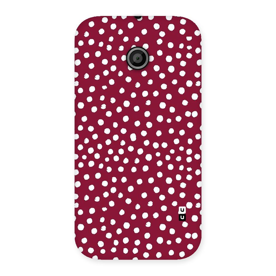 Best Dots Pattern Back Case for Moto E