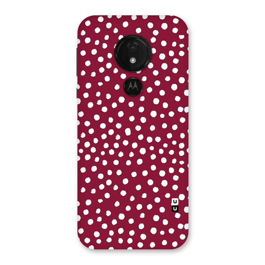 Best Dots Pattern Back Case for Moto G7 Power