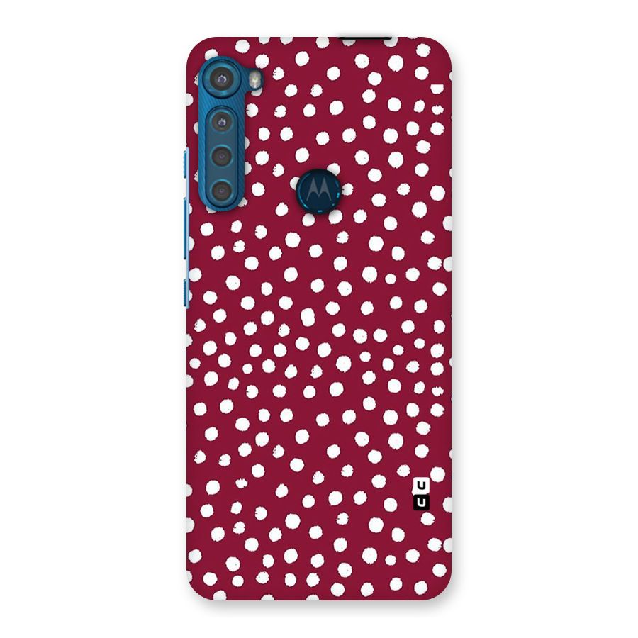 Best Dots Pattern Back Case for Motorola One Fusion Plus