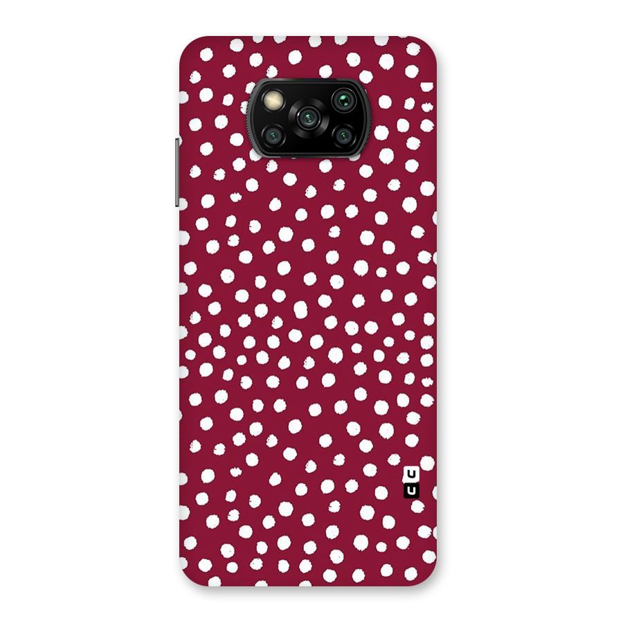 Best Dots Pattern Back Case for Poco X3