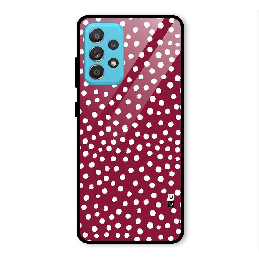 Best Dots Pattern Glass Back Case for Galaxy A52s 5G