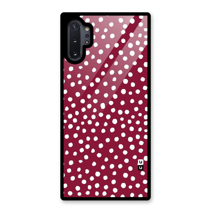 Best Dots Pattern Glass Back Case for Galaxy Note 10 Plus