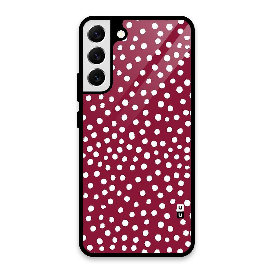 Best Dots Pattern Glass Back Case for Galaxy S22 Plus 5G