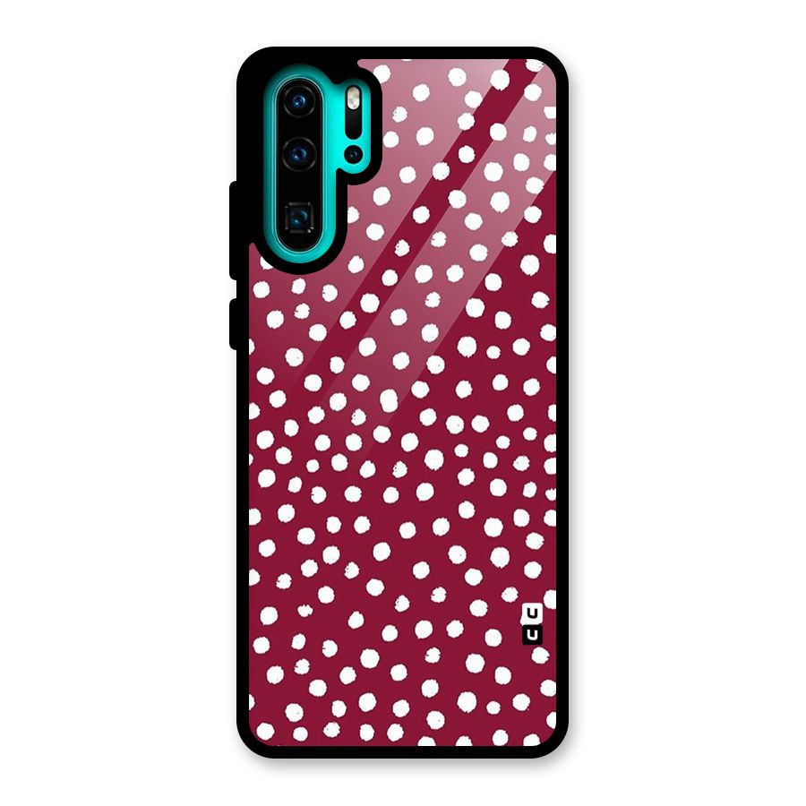 Best Dots Pattern Glass Back Case for Huawei P30 Pro