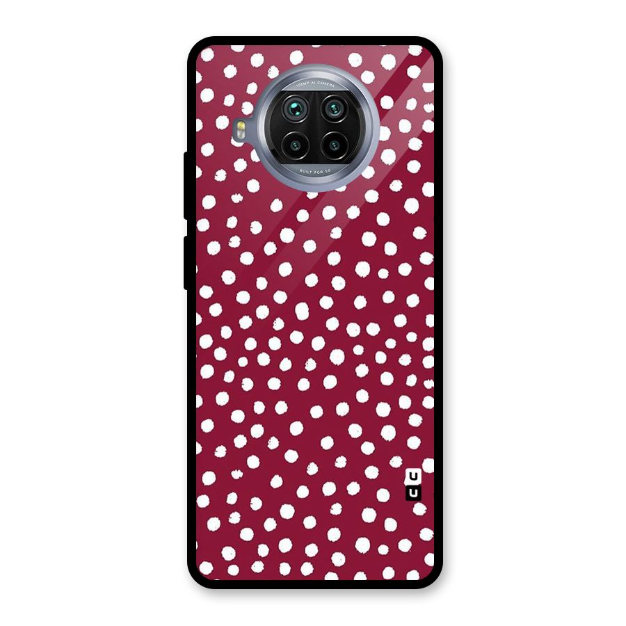 Best Dots Pattern Glass Back Case for Mi 10i