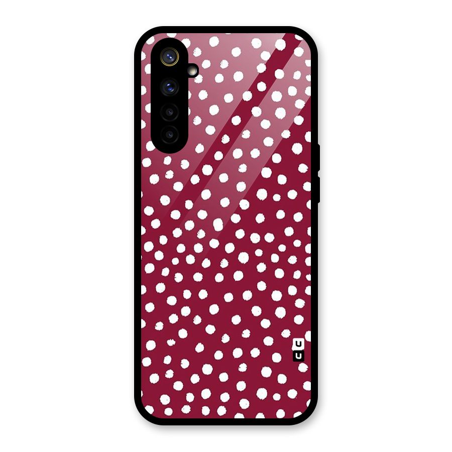 Best Dots Pattern Glass Back Case for Realme 6i