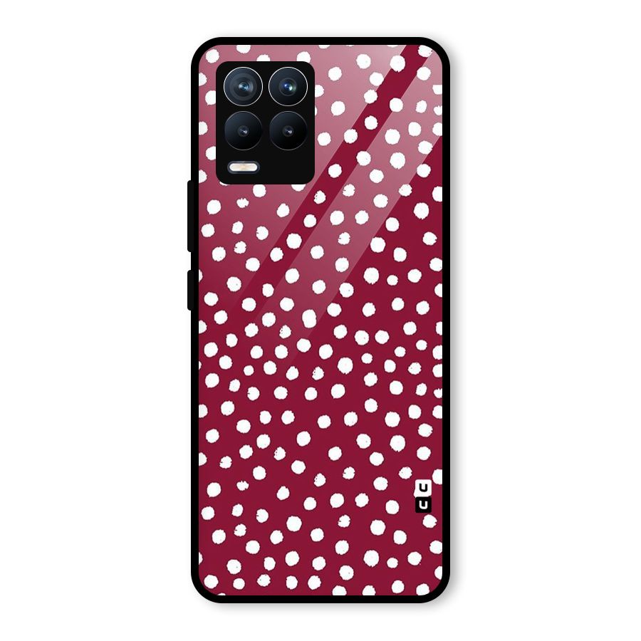 Best Dots Pattern Glass Back Case for Realme 8 Pro