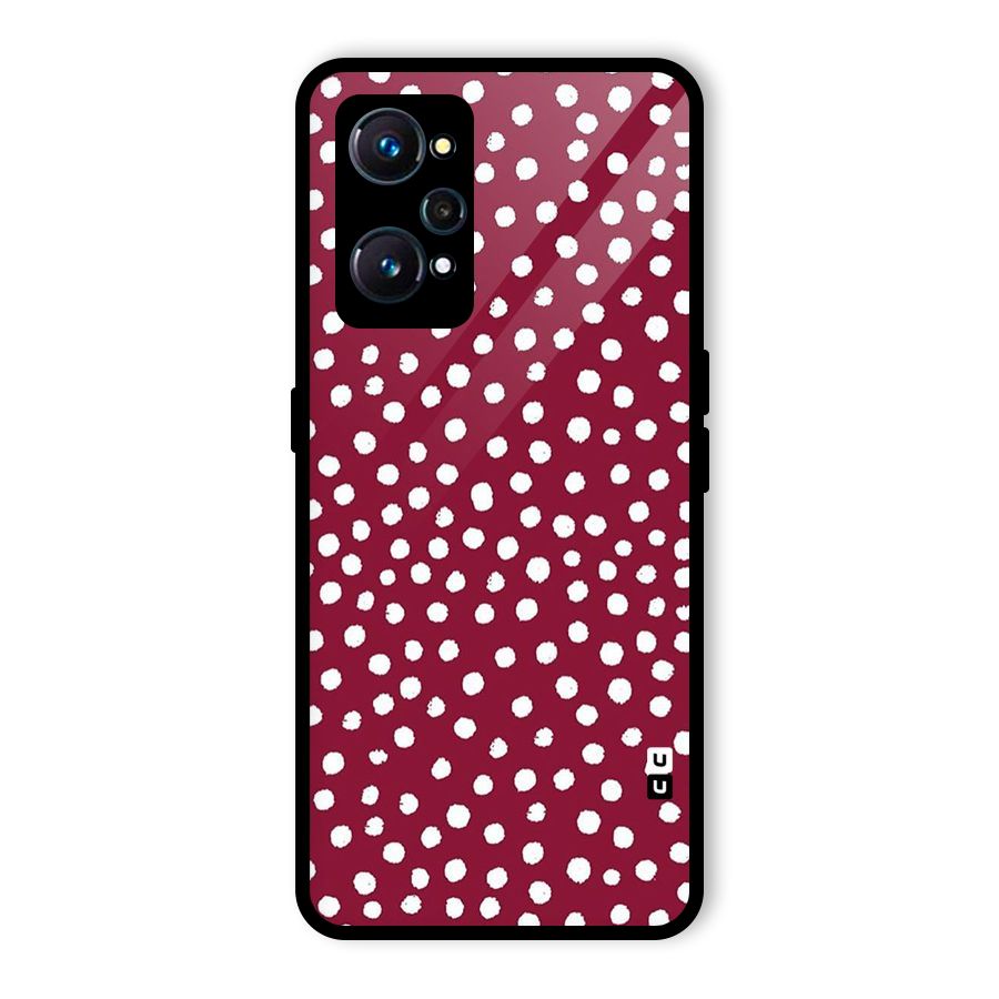 Best Dots Pattern Glass Back Case for Realme GT 2