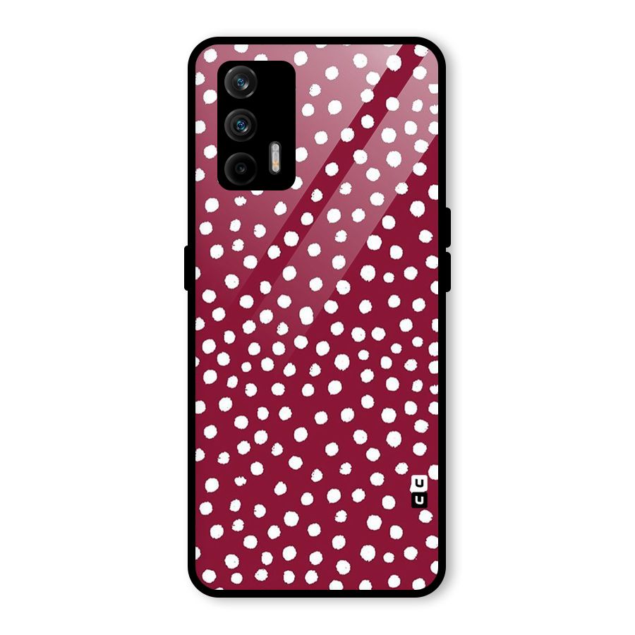 Best Dots Pattern Glass Back Case for Realme GT 5G