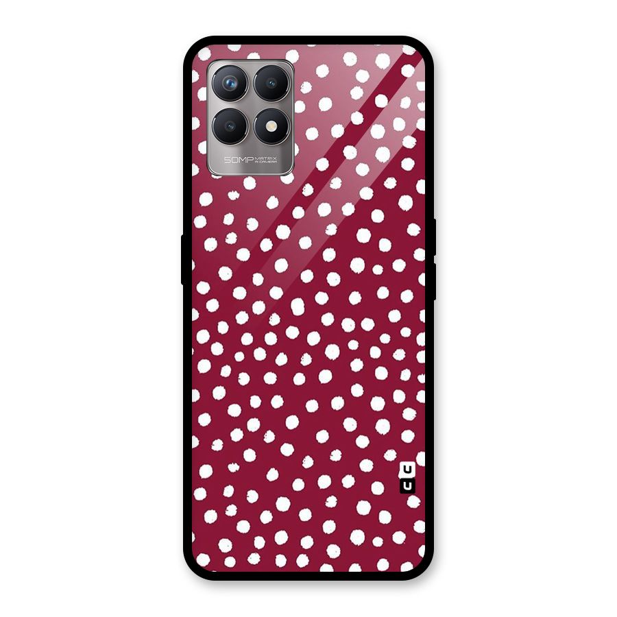 Best Dots Pattern Glass Back Case for Realme Narzo 50