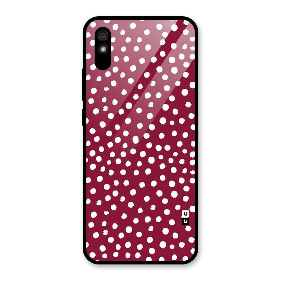 Best Dots Pattern Glass Back Case for Redmi 9i