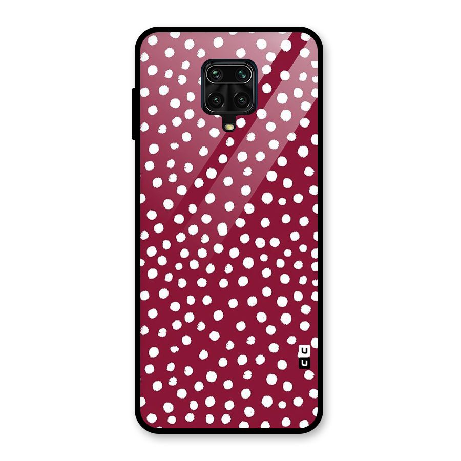 Best Dots Pattern Glass Back Case for Redmi Note 10 Lite