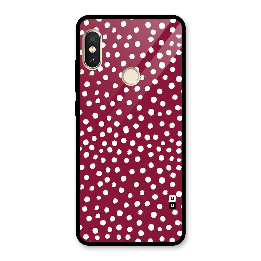 Best Dots Pattern Glass Back Case for Redmi Note 5 Pro