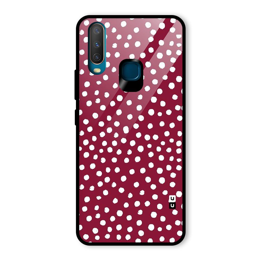 Best Dots Pattern Glass Back Case for Vivo U10