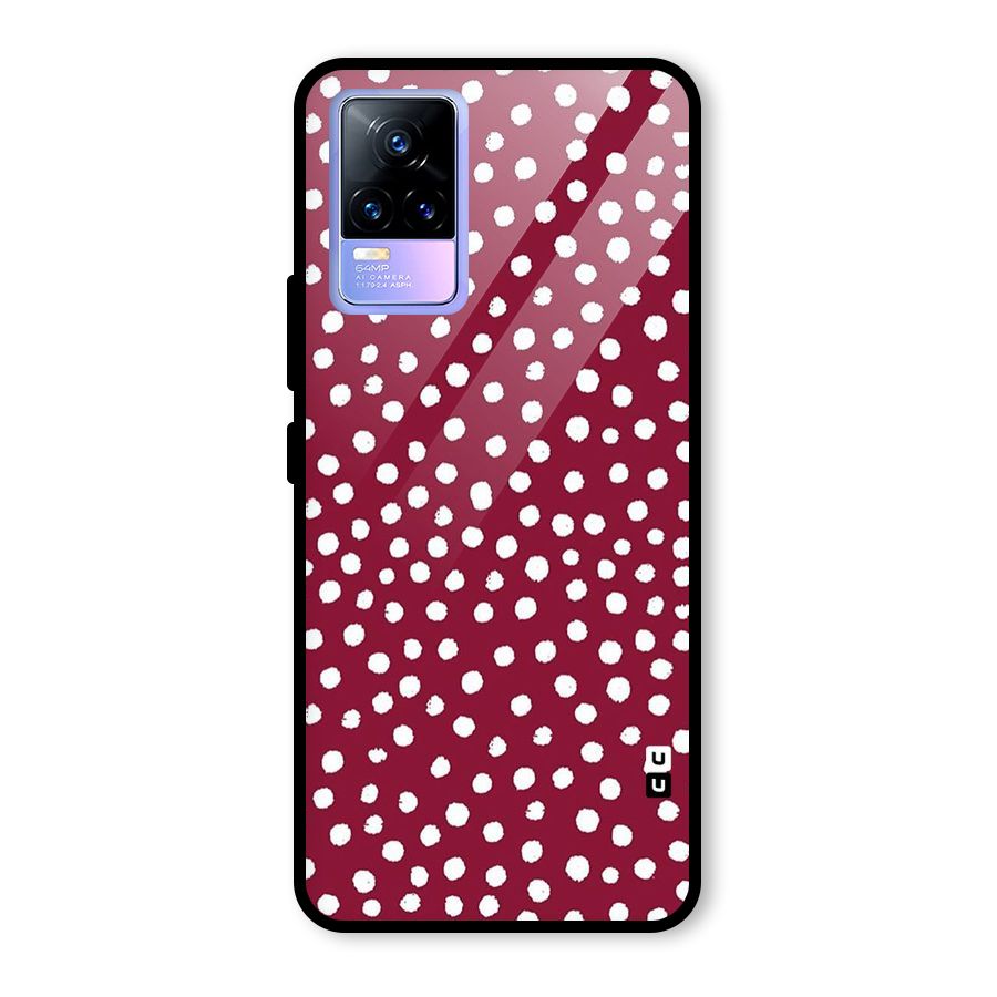 Best Dots Pattern Glass Back Case for Vivo Y73