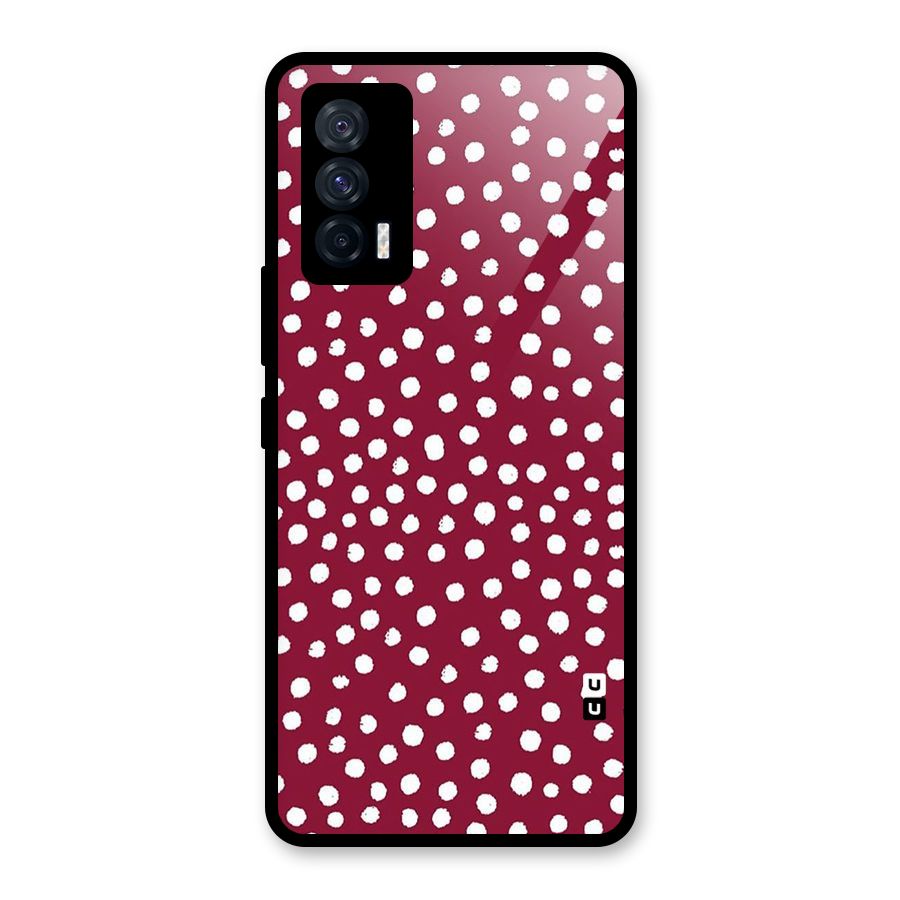 Best Dots Pattern Glass Back Case for Vivo iQOO 7 5G