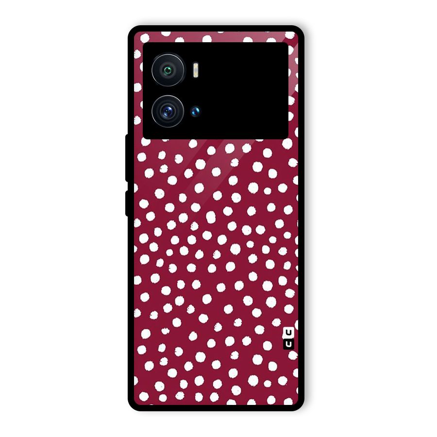 Best Dots Pattern Glass Back Case for Vivo iQOO 9 Pro