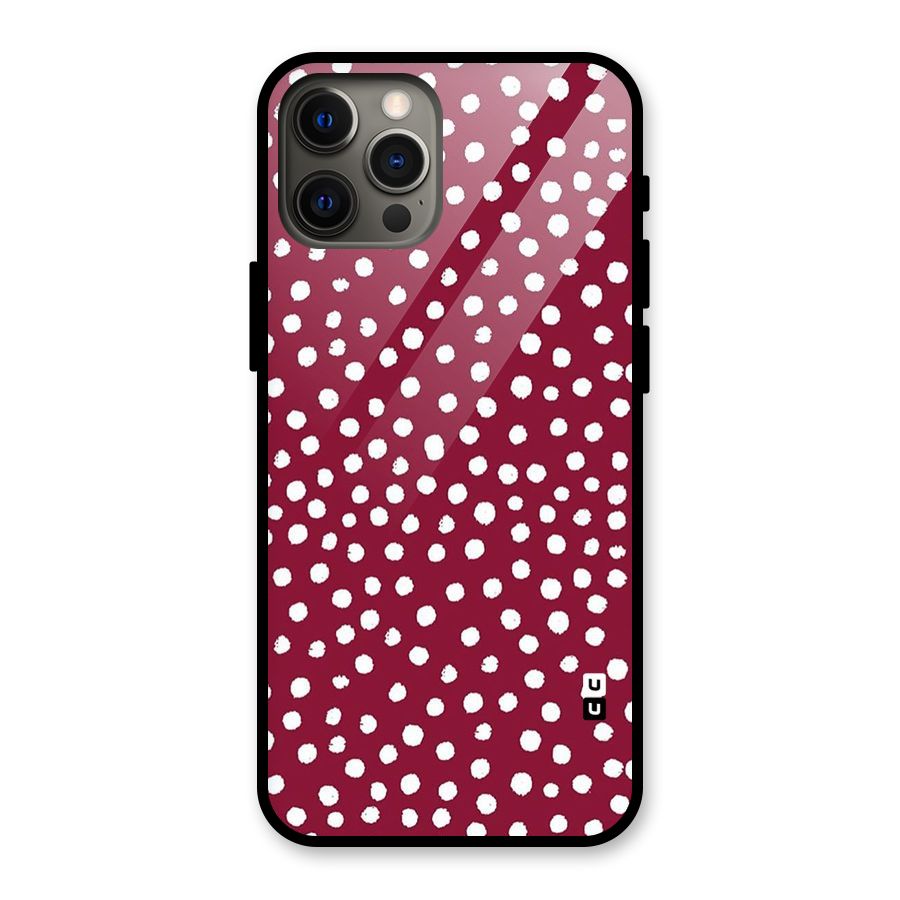 Best Dots Pattern Glass Back Case for iPhone 12 Pro Max