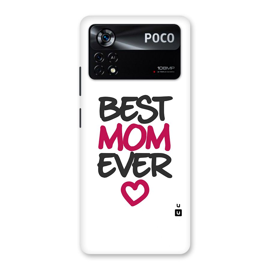 Best Mom Ever Back Case for Poco X4 Pro 5G