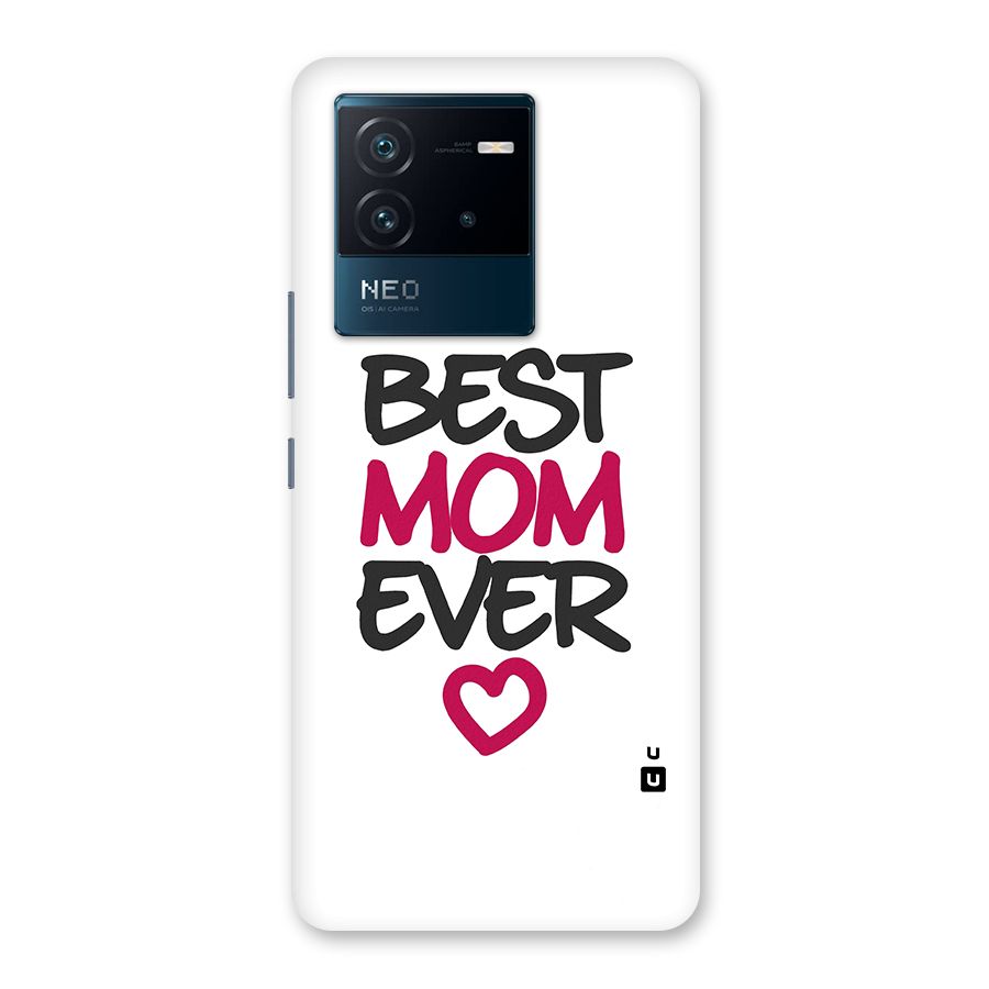 Best Mom Ever Back Case for Vivo iQOO Neo 6 5G