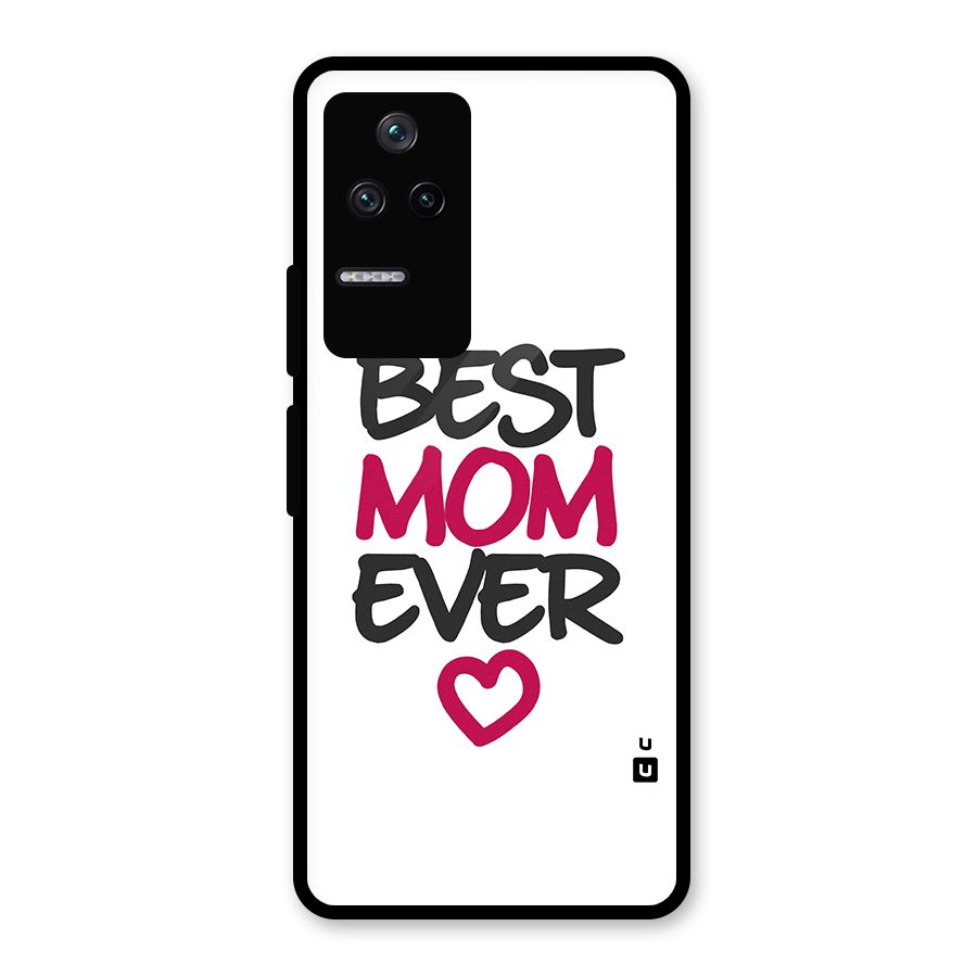 Best Mom Ever Glass Back Case for Poco F4 5G