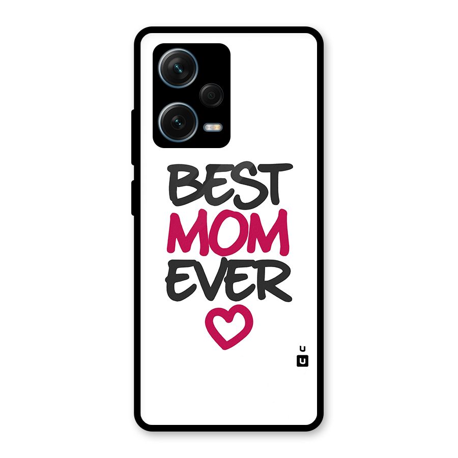 Best Mom Ever Glass Back Case for Redmi Note 12 Pro Plus 5G