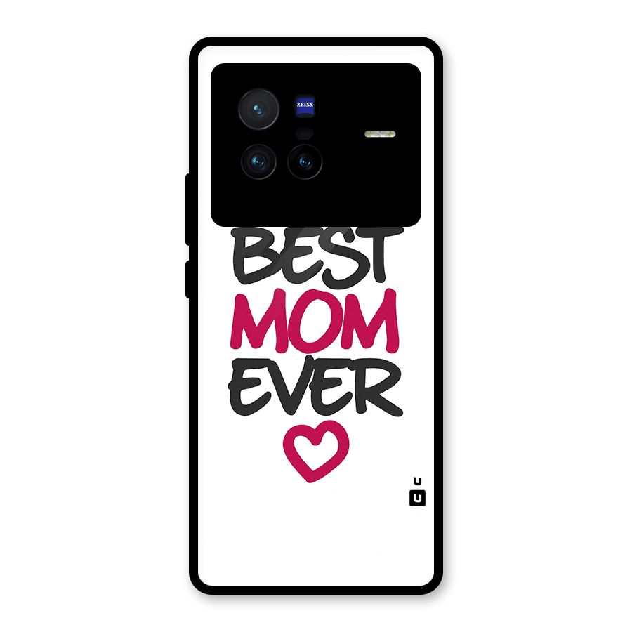 Best Mom Ever Glass Back Case for Vivo X80