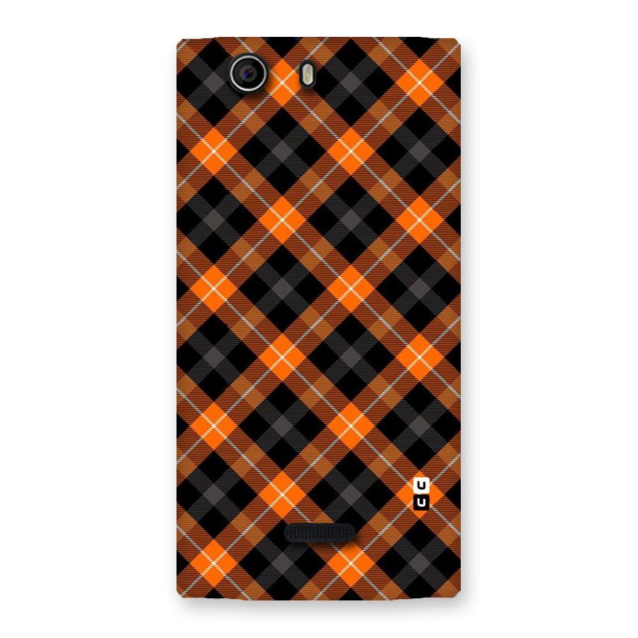 Best Textile Pattern Back Case for Canvas Nitro 2 E311
