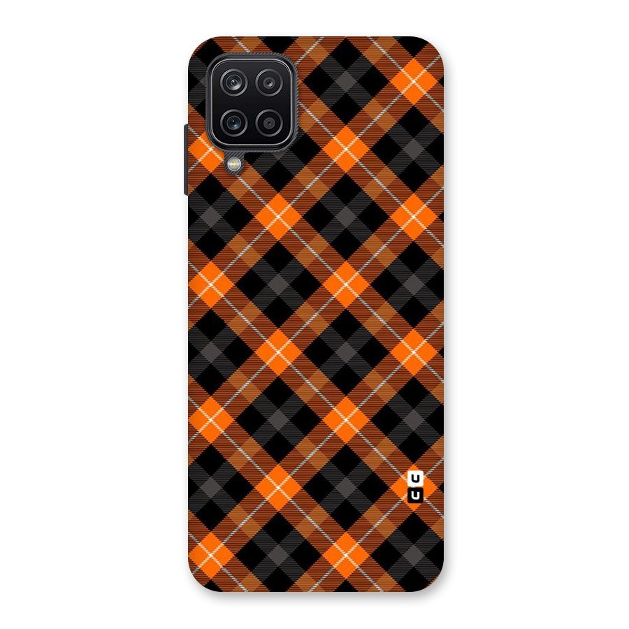Best Textile Pattern Back Case for Galaxy A12