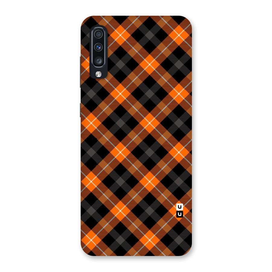 Best Textile Pattern Back Case for Galaxy A70