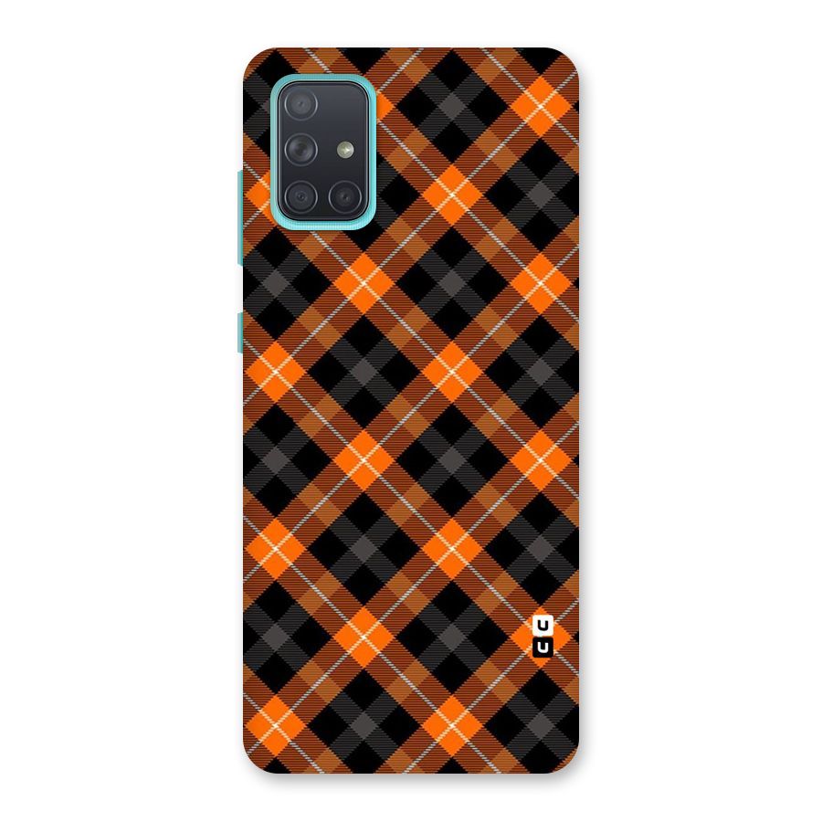 Best Textile Pattern Back Case for Galaxy A71