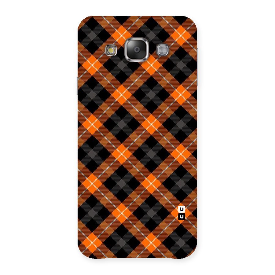 Best Textile Pattern Back Case for Galaxy E7