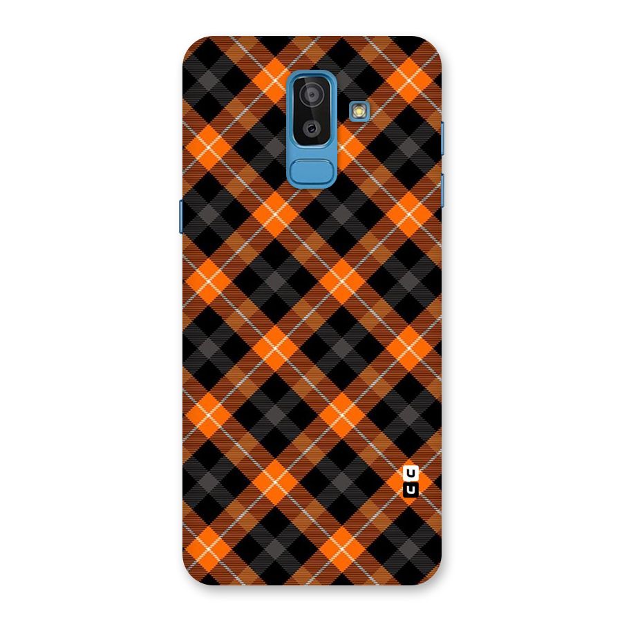 Best Textile Pattern Back Case for Galaxy J8