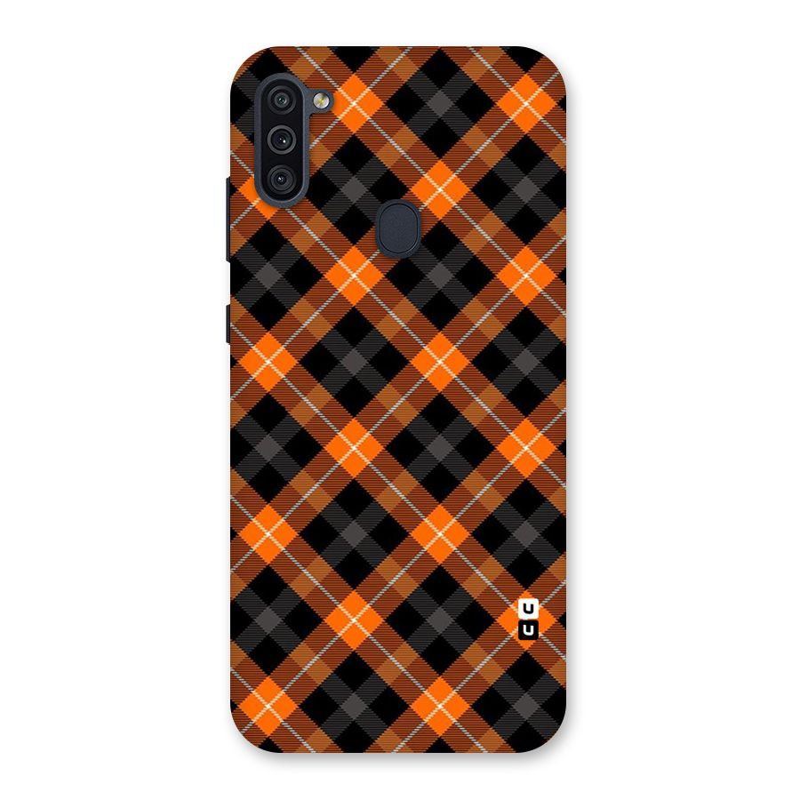 Best Textile Pattern Back Case for Galaxy M11