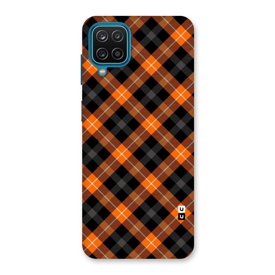 Best Textile Pattern Back Case for Galaxy M12