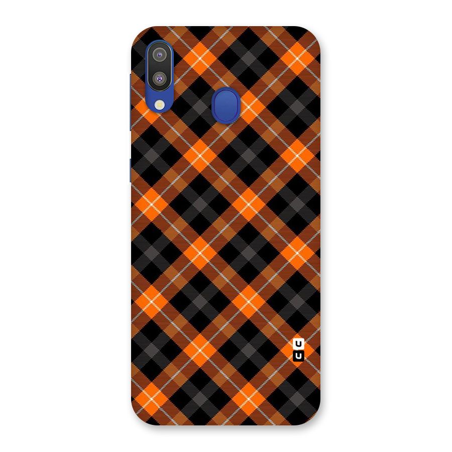 Best Textile Pattern Back Case for Galaxy M20