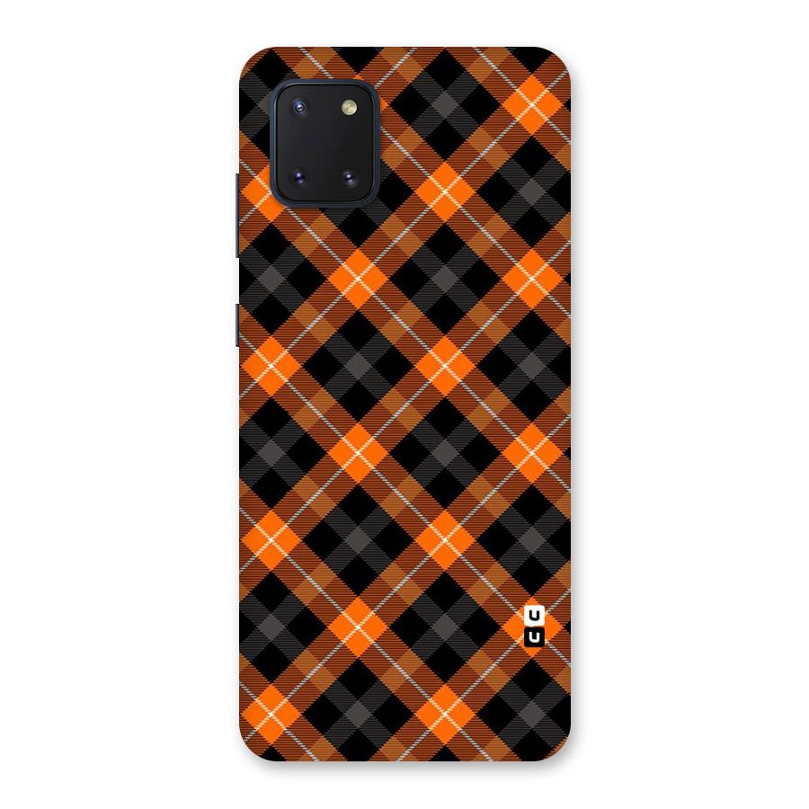 Best Textile Pattern Back Case for Galaxy Note 10 Lite