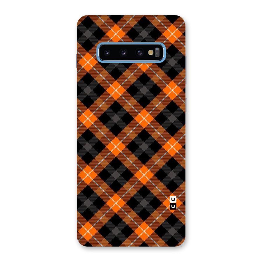 Best Textile Pattern Back Case for Galaxy S10 Plus
